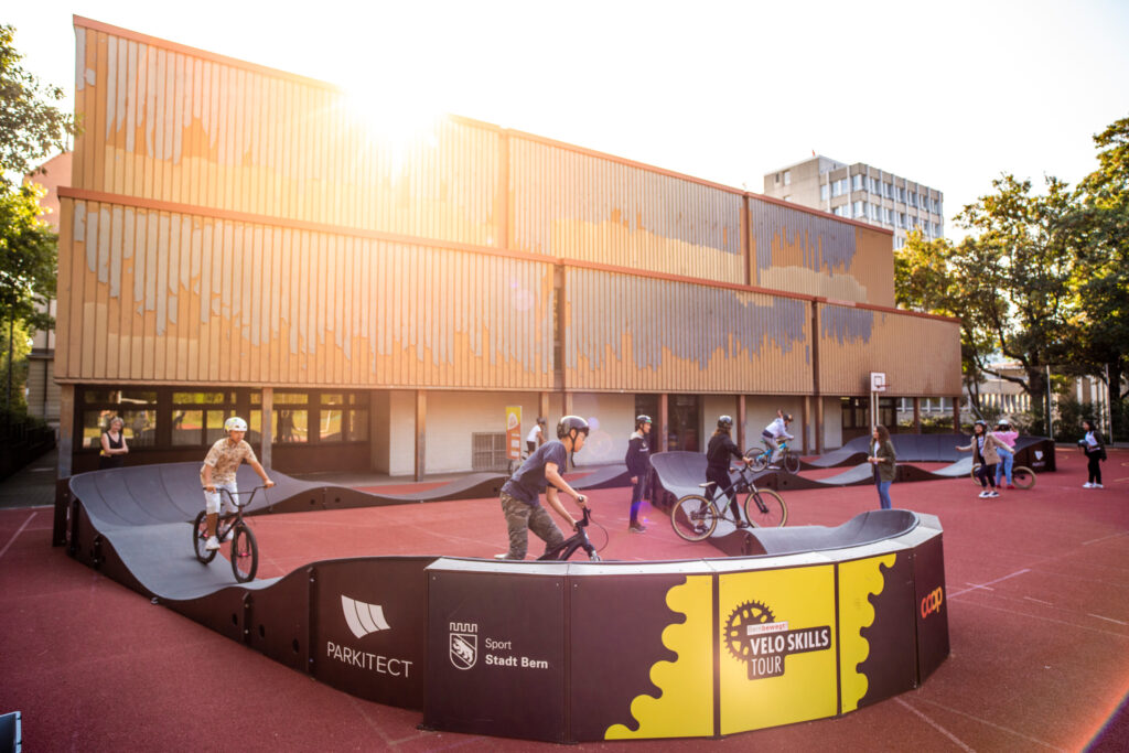 Pumptrack des Velo Skills Schul-Tour